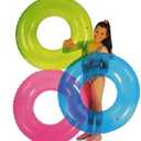 Intex 59260EP Colorful Transparent Inflatable Swimming Pool Beach Tube Raft