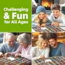 1000 Piece Jigsaw Puzzle for Adults - Vibrant Day of The Dead Sugar Skulls Colorful Mexican Folk Art Halloween Challenging 1000-Piece Puzzle 27x20 Inches Premium Adult Puzzles (26.75" x 19.75")