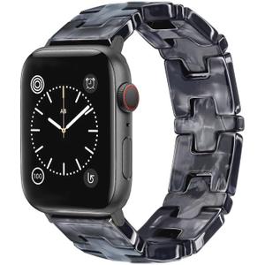 JR.DM Resin Stretchy Tortoise Shell Fancy Beaded Bracelet Light Watch Band Women Compatible with Apple Watch Band 38mm 40mm 41mm 42mm (S11/10) Strap Wristband for iWatch Series 11/10