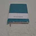 AHGXG Bullet Dotted Journal - 320 Pages Dot Grid Notebook B5 Large Journal, 7.6'' X 10'', 100gsm Thick Dotted Paper, Leather Softcover, with Journal Stencils, Inner Pocket - Cyan