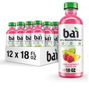 Bai Antioxidant Infused Water Beverage, Raspberry Lemon Lime, with Vitamin C and No Artificial Sweeteners, 18 Fluid Ounce Bottle, 12 Pack (Best By 05 March)