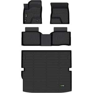 Floor Mats & Cargo Liner for Mitsubishi Outlander PHEV 2023-2024 2025 Custom Fit Full Set, All Weather Car Accessories