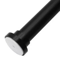 Shower Curtain Rod 63", Brown Color