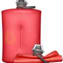 HydraPak Stow Collapsible Water Bottle  350ml, 500ml, 1L  Ultralight, Leak-Proof, BPA-Free, Filter Compatible Travel & Hiking Flask (Redwood)