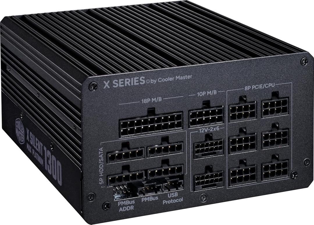 Cooler Master X Silent MAX 1300 Platinum Power Supply, PCIe 5.1 Ready