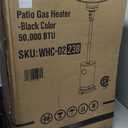 Patio Heater BALI OUTDOORS Outdoors Gas Patio Heaters Tall Standing Patio Heater Commercial Outdoor Heater (Black)