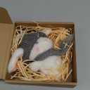 Mini Bunny Hug Cute Easter Gift Plush 2025 Bunny in a Box Hugs Positive Bunny Stuffed Animal Rabbit Soft Floppy Easter Ideas Bunnies Basket Stuffers Doll Emotional Support Inspirational Gifts (A1)