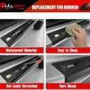 Mabett Door Edge Guards for Ford Bronco Accessories 2026,2021-2025 4 Door, Bronco Door Sill Protectors with 1966 Pattern
