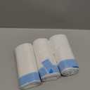 5 Gallon Trash Bags, 360 Count -1.2 Mil Drawstring Small Garbage Bags, White Plastic Trash Can Liners for Bathroom Accessories, 18 Liter, Bedroom, Dorm Room Essentials, Office