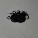 100% Human Hair Toppers Clip in Hairpieces with 3D Air Bangs for Women Straight Toupee Middle Part Wiglets for Mild Hair-Loss (Dark Black)