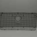 Starstar Sinks Protector Matte Black 304 Stainless Steel Kitchen Sink Bottom Grid, Rack (28" L x 14" W)