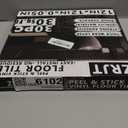 20-Pack 20 Sq.Ft Peel and Stick Floor Tiles Vinyl Glossy Pattern Flooring, 12 x 12 Self Adhesive Vinyl Flooring DIY for Kitchen, Bathroom, Laundry, Polish Black Galaxy Marble