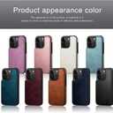 DJDUCK Designed for iPhone 16 Pro Max Case Wallet with Card Holder, [Magnetic Clasp Cover] [RFID Blocking Leather Protection] Shockproof Women Men Cases 6.9 Inch for Apple 16 Pro Max Grey