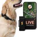 PAJ GPS Dog Tracker - 4G Real-Time Tracking & Runaway Alerts - Waterproof, Long-Range, Smart App Monitor Health & Activity - Fits Any Collar, Mini Device Navigator Chip - Subscription Required - Black