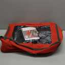 HOLDN STORAGE Christmas Ornament Storage Box with Dividers - Fits 48-3 Ornaments, 2 Removable Trays, Durable & Space-Saving, Clear Top Lid, Fits Underbed, Red