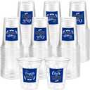 Amyhill 60 Pack 12oz Graduation Cups 2026 Graduation Decorations Disposable Plastic Cups Sturdy&Durable Drinkware for Class of 2026 Decorations Congrats Grad Party Favors Supplies (Red,Blue and White)