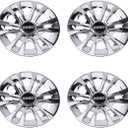 Golf Cart Hubcaps Wheel Covers and Tires Center Caps 8 Inch, Set of 4 Golf Cart Hub Caps (E-Z GO Golf Cart Wheels)