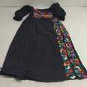 YZXDORWJ Women's Mexican Dress Boho Embroidered Summer Casual Off Shoulder Short Vacation Dress XL