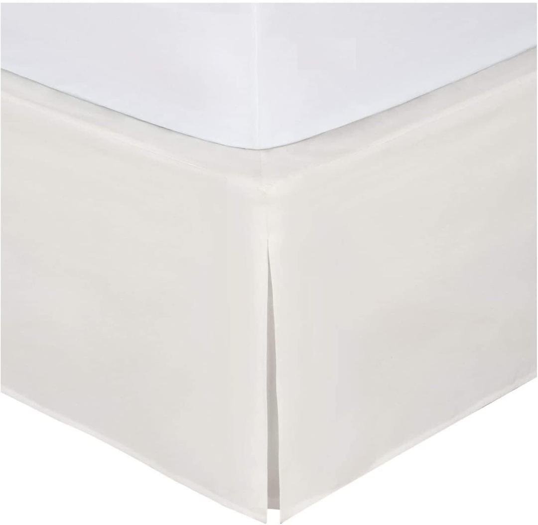 Full Size Luxury Tailored Bed Skirt 14" Drop Pleated Styling Dust Ruffled Solid Beige New Full Size Luxury Tailored Bed Skirt 14" Drop Pleated Styling Dust Ruffled Solid Beige New