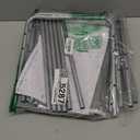 Simple Houseware 6-Tier Shoe Rack Storage Organizer w/Side Hanging Bag, Grey