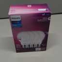 PHILIPS LED 60W A19 4-Pack Ultra Definition Daylight (5000K) 800 Lumen (8W = 60W) Dimmable Frosted Flicker-Free Light Bulbs