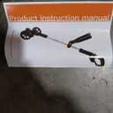 Cordless Weed Wacker Compatible with Makita 18V Battery,6-inch Electric Grass Trimmer with 3 Types Blades,Battery Powered Weed Eater for Garden Yard and Lawn Care (Navy blue)