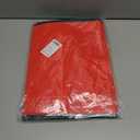 Christmas Gift Wrapping Paper Organizer Storage Bags,Plastic Container for Holiday Supplies & Accessories, Gift Bag Organizer, Under Bed Wrapping Paper Storage (Red)