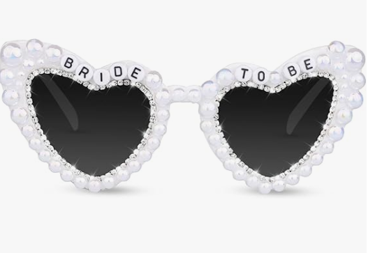 Groom Sunglasses for Man, Groom To Be Glasses Bachelor Party Groomsmen Gifts Glitter Groomie Heart Sunglasses