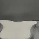 Cervical Neck Pillow, Memory Foam Pillows for Neck and Shoulder Pain Relief, 2 Heights Ergonomic Pillow with Breathable Ice Silk Cover, Neck Support Pillow for Stomach Sleepers White