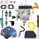 FS90R C1Q-S174 Carburetor Kits for Stihl FS87 FS110 FS130R FS130 FS100 FS90 R KM90R KM90 KM130R FS100RX FS110 KM110R HT100 HT101 Trimmer Weed Eater Replace ZAMA C1Q-S173 C1Q-S176 C1Q-S131