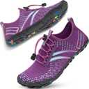 ATHMILE Hiking Barefoot Water Shoes for Women Men Beach Swim Aqua Pool River Quick Dry Athletic Wide Toe Outdoor Sport Kayaking Boating Rock Climbing Yoga Lake (10 Women/8.5 Men)