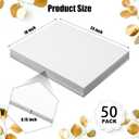 Frienda Foam Boards Thickness Foam Poster Boards for Presentation Board for School Crafts Office Art Projects(18 x 24 Inch,White,50 Pack)
