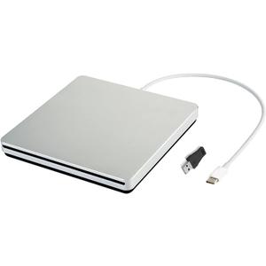 External CD DVD Drive USB C USB 3.0 Slot in Type C Burner Portable Slim DVD CD RAM Writer Reader for iMac Notebook Laptop Desktop Support Mac os Win 7 Win8 Win10 (Sliver)