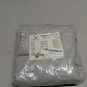 H.VERSAILTEX Linen Sidelight Curtains Light Filtering Semi Sheer French Door Panels 72 Inches Long Natural New Dove Curtains for Front Glass Door Back Doors Entry Door 1 Panel