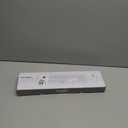 Wireless Keyboard and Mouse Combo - Full Size Slim Thin Wireless Keyboard Mouse with Numeric Keypad 2.4G Stable Connection Adjustable DPI (White & Silver)