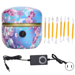 Miniature Pottery Wheel,Mini Electric Pottery Wheel Mini Pottery Wheel Machine Mini Electric Pottery Wheel Built for Precision