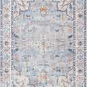 Rugease Washable Area Rug Grey 5FT x 7FT