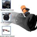 RecPro RV 12 Volt Macerator Pump | Portable 12GPM Sewage Waste Grinder | Dump Pump with Flexible Impeller for RVs, Motorhomes, and Campers