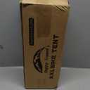 Happy Travel Bike Storage Tent Shed, Outdoor Waterproof Bicycle Covers Shelter with Window for 2/4/6/8 Bikes,Oversized Outside Portable Sheds for Lawn Mower,Garden Tools (Black)