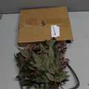 Zeyune 3 Pcs Artificial Brown Berry Stem 35 Inch Spring Faux Flowers Picks Branches Fake Realistic Sedum Stem Spray for Wedding Holiday Seasonal Farmhouse Mantel Harvest DIY Home Decorations