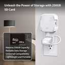 256GB MicroSD Card & Wall Mount for Blink Sync Module XR with Short Cable Declutter, Save Space, and Effortlessly Enhance Security(1 Pack)