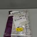 jinchan Boho Stripe Kitchen Curtains and Valance Set Linen Tier Curtains Bohemian Small Window Drapes 36 Inch for Cafe Living Room Bathroom Window Treatments Rod Pocket 3 Pieces Set Blue on Beige