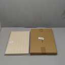 Oirlv Linen 7 Lines Ring Storage Tray Rings Showcase Display Organizer Plate