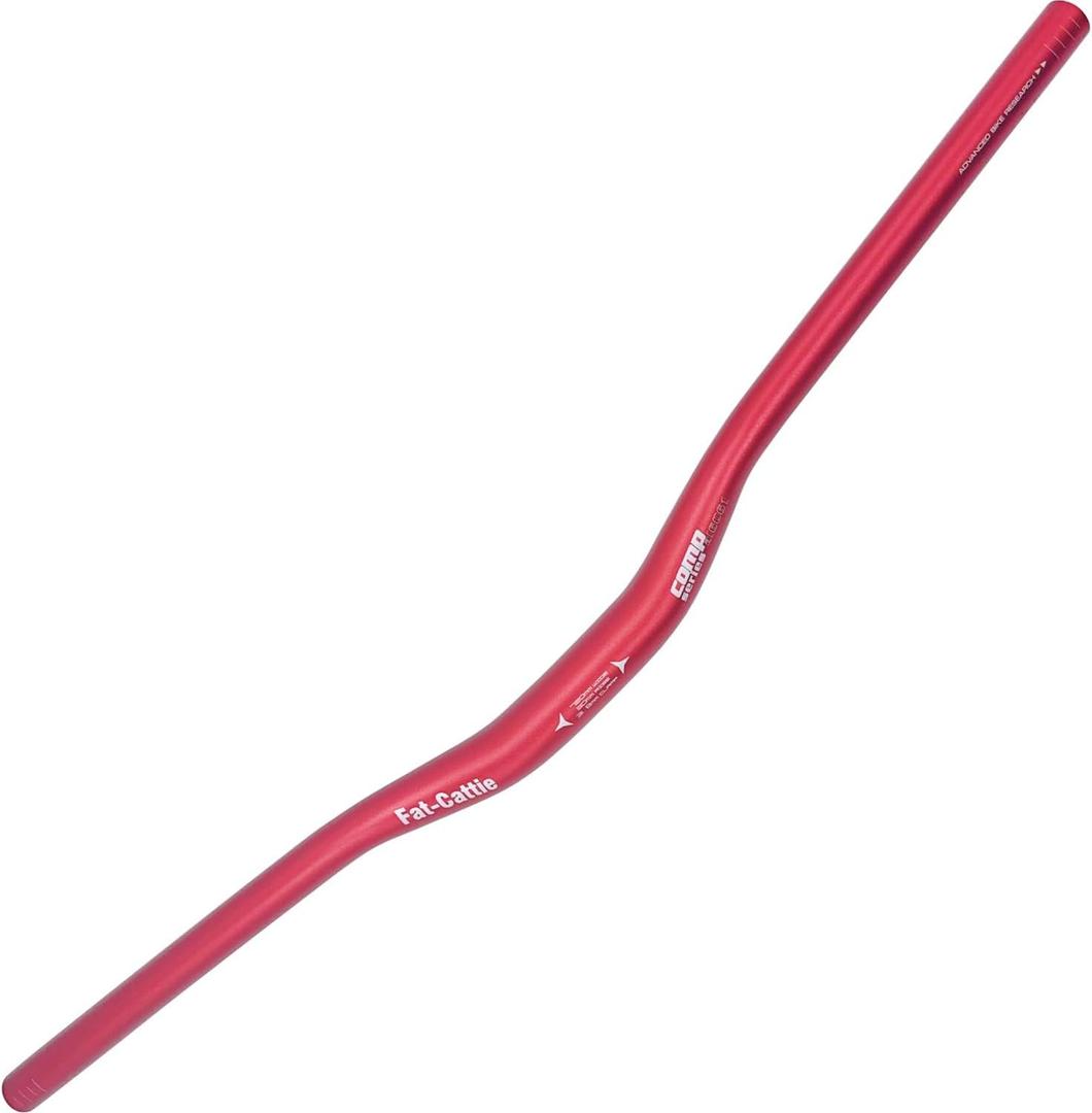 MTB Mountain Bike Handlebar, Aluminum Alloy MTB Handlebar, 31.8mm Diameter, 720mm Wide Bicycle Bar(25 Handlebar 720mm) (Red)