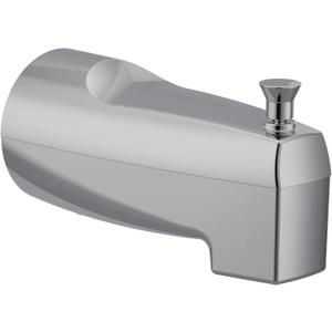Moen 3931 Replacement 5.5-Inch Tub Diverter Spout with 1/2-Inch Slip Fit Connection, Chrome