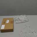 12 Pcs Crystal Bow Christmas Tree Ornaments Clear Bow Hanging Decorations Ornaments for Xmas Tree Winter Holiday Wedding Home Decor