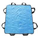 Positioning Bed Pad with Handles 48" X 40" Incontinence Mattress Bedding Protector Liner Underpad Straps for Easy Lift & Transfer Reusable Washable Hospital Quality