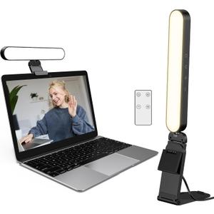 InnoGear Video Conference Light, On-Camera Video Lights for Monitor Desk LED Streaming Lighting with Remote and Touch Control Selfie Zoom Lighting for Computer Webcam Laptop Podcast, Recording