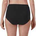 Hanes Women's Comfort, Period. Briefs, Super Leak Post-Partum & Period Underwear, 3-Pack (Medium)