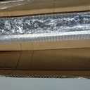 8 FT Garage Door Side Brush Seal, 2" High-Density Nylon Bristle with 45 Degree Pre-Drilled Aluminum Track, Single Side Jamb Weather Stripping for 8FT Tall Doors